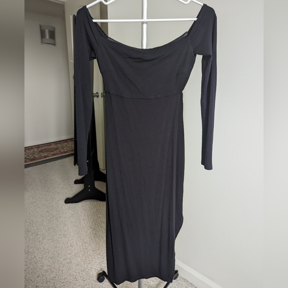 TWENTY Off Shoulders black  Knee Length dress - Picture 4 of 7